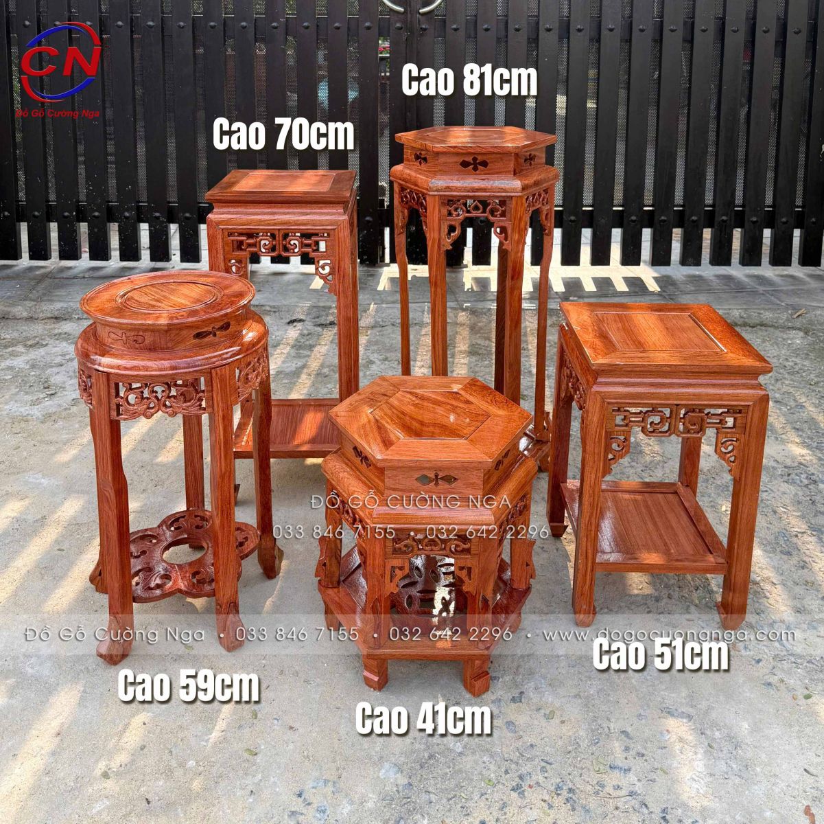 đôn gỗ trang trí