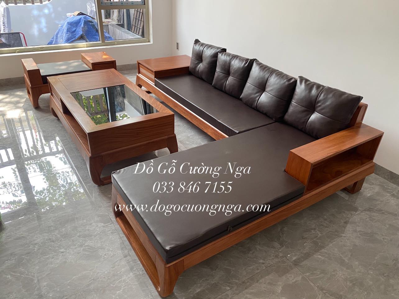 ghe sofa go go dỏ