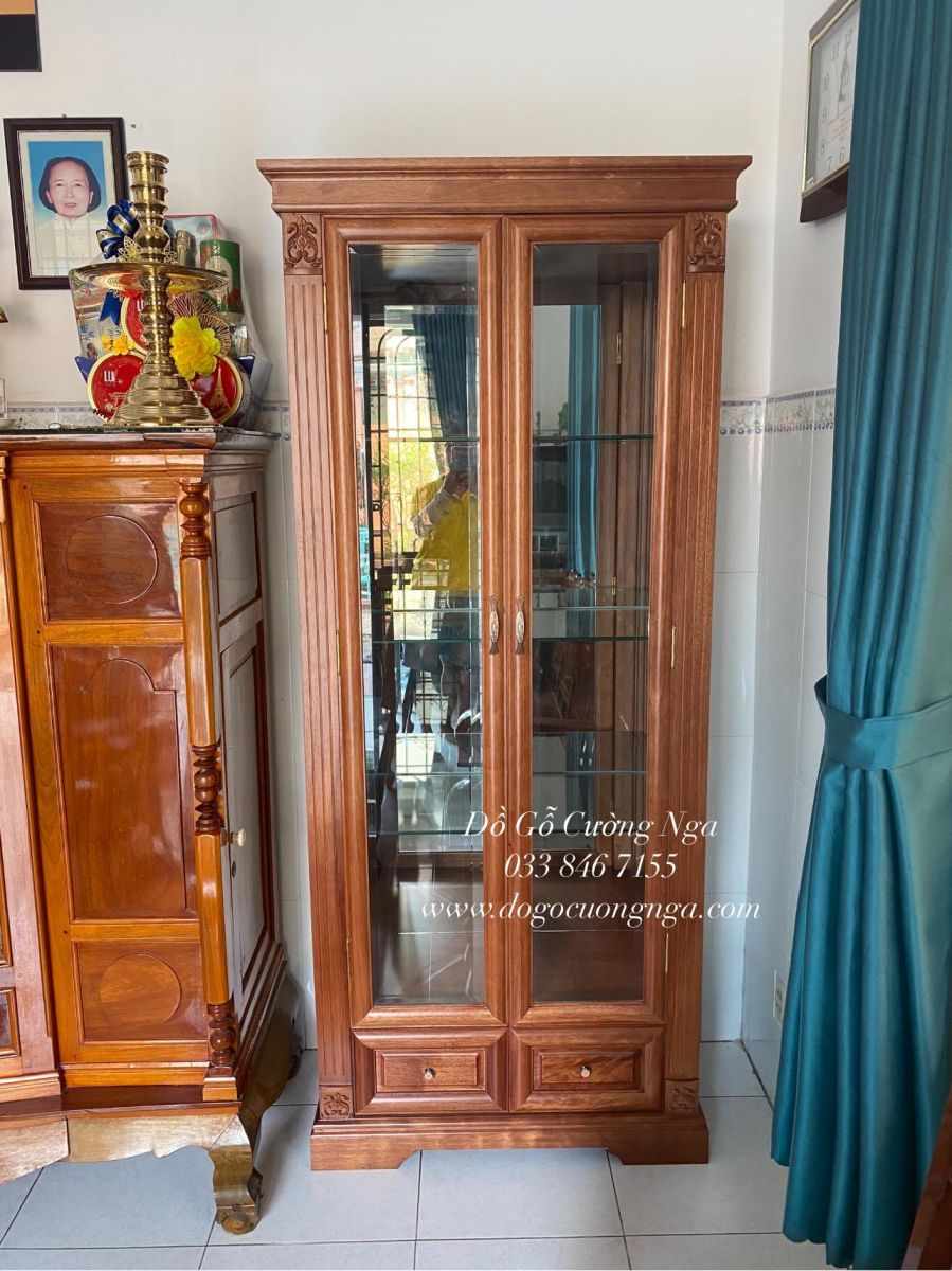 Tủ rượu tạo ra điểm nhấn cho không gian nội thất