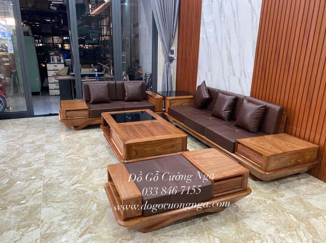 sofa go huong 