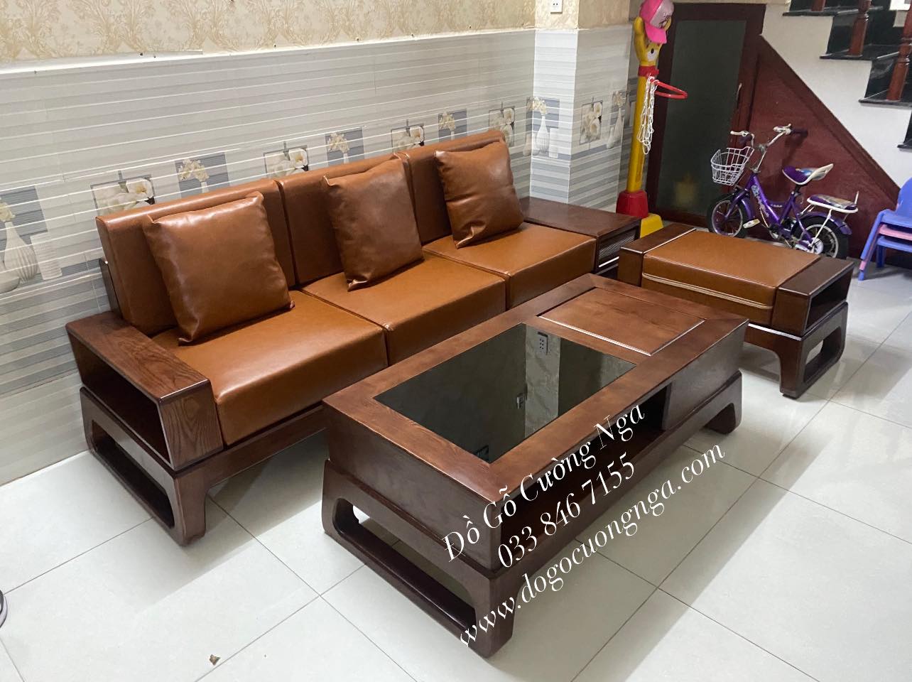 sofa gỗ 