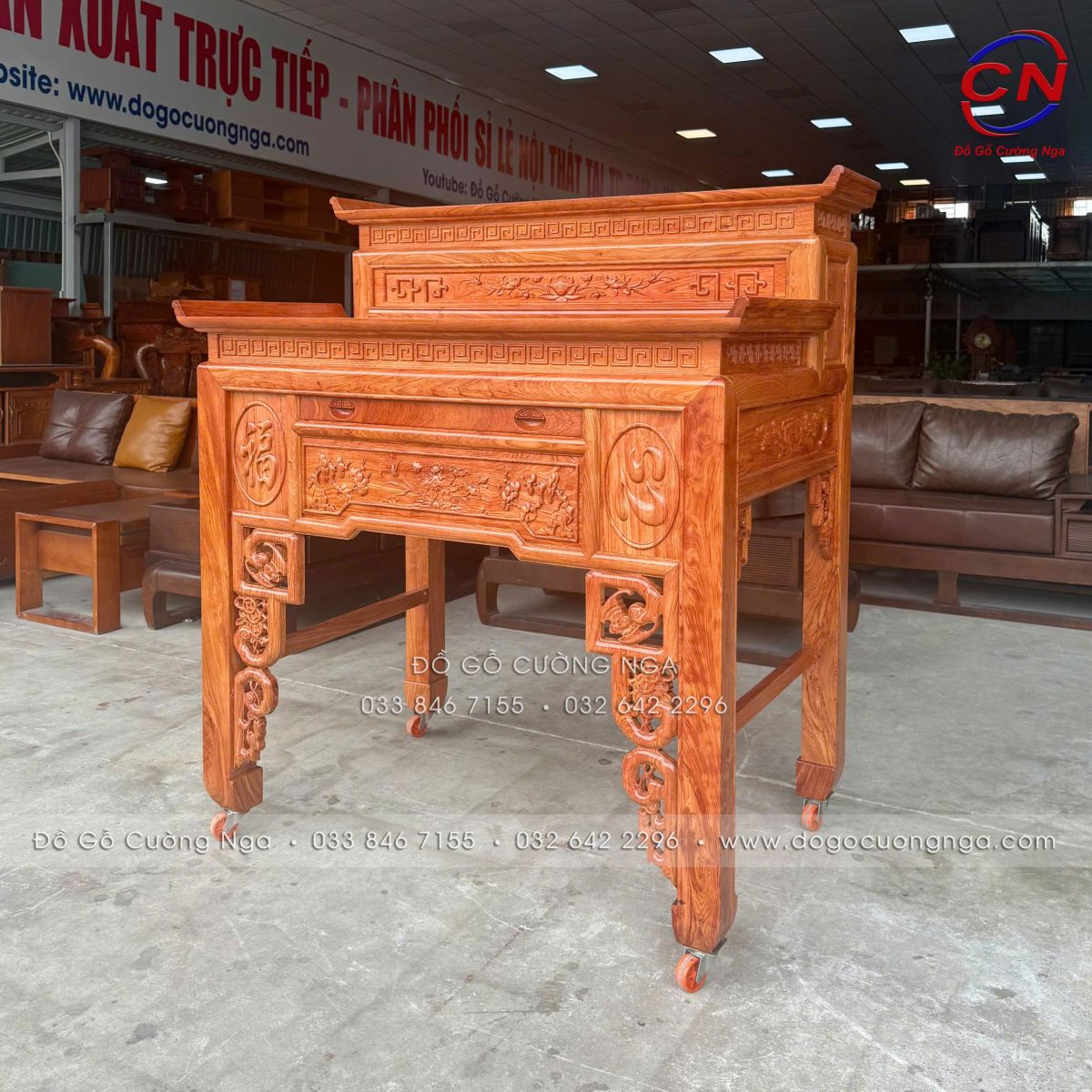 ban tho 2 tang huong da 1m27