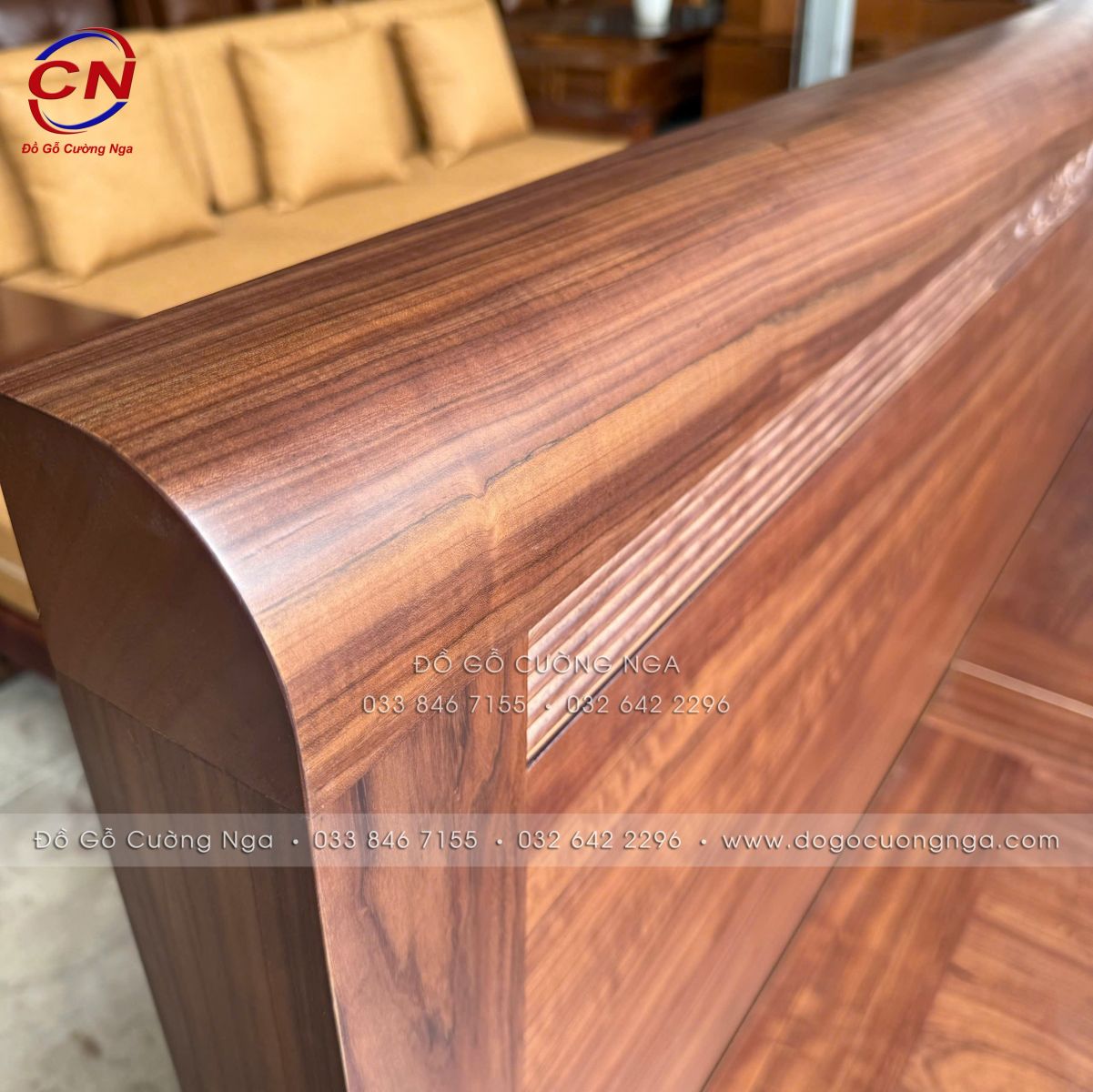 giường ngủ gỗ óc chó