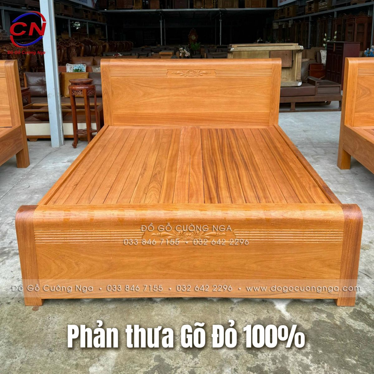 giuong ngu go go do 100%