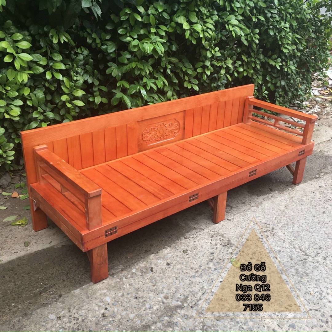 giường gấp gỗ sồi 