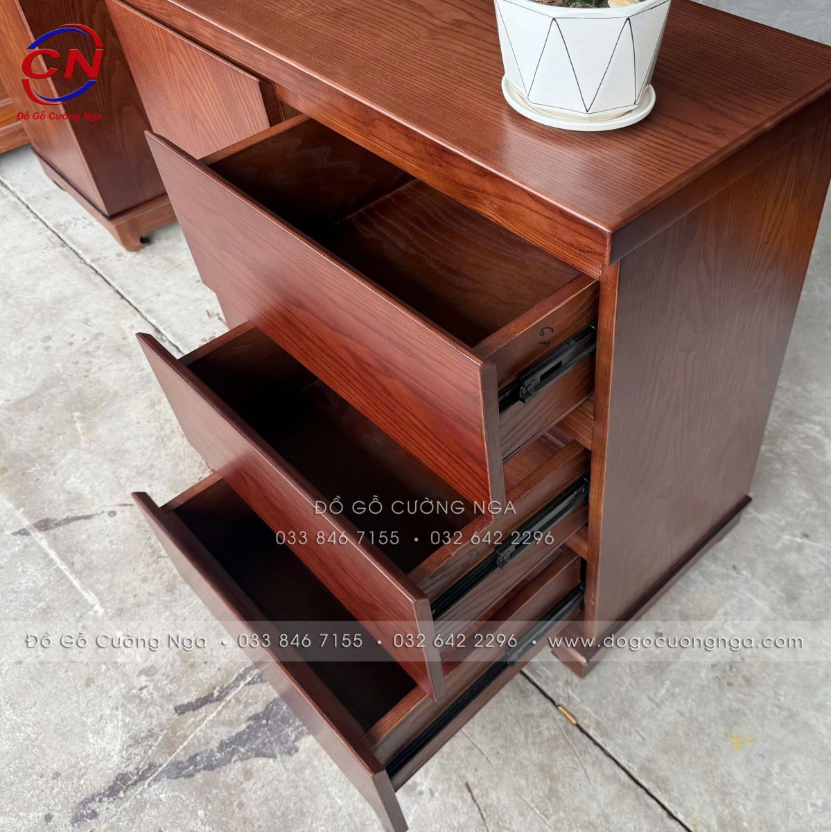 tủ combos (tủ nhật) đa năng 3 ngăn kéo 80cm