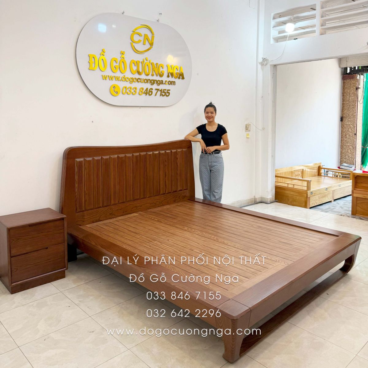 giuong ngu go soi nga 