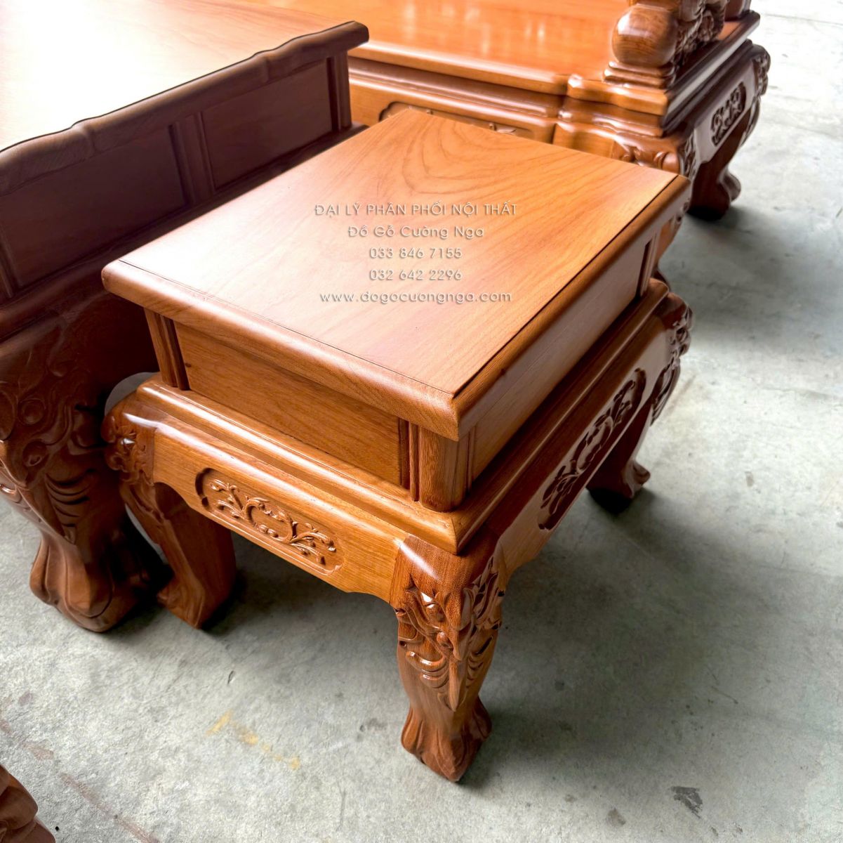 salon gỗ gõ đỏ