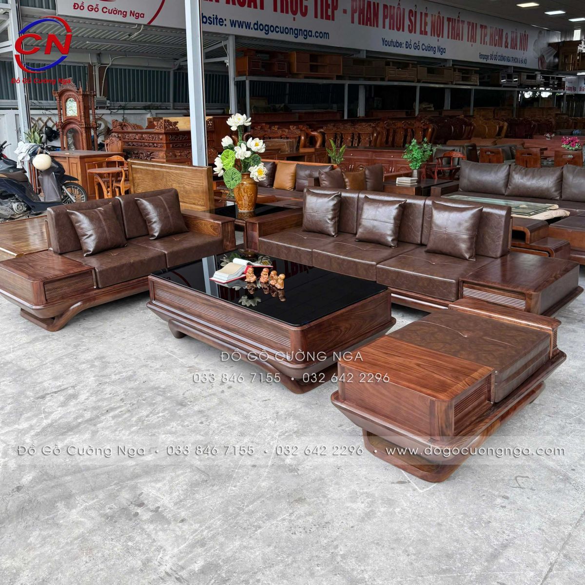 sofa go oc cho