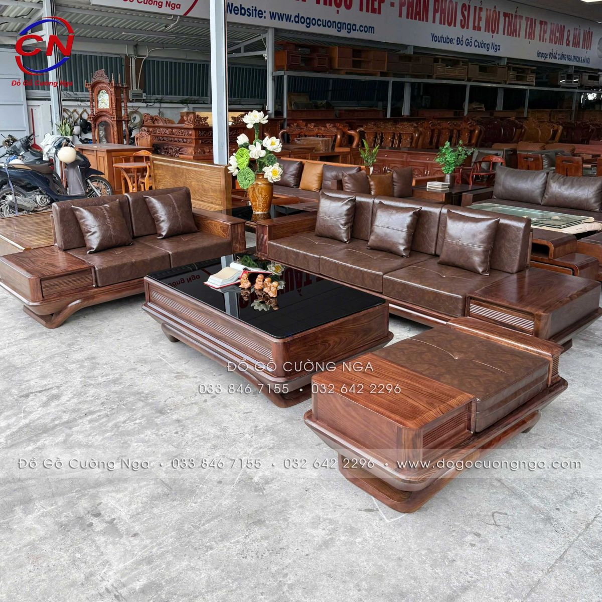 sofa go oc cho