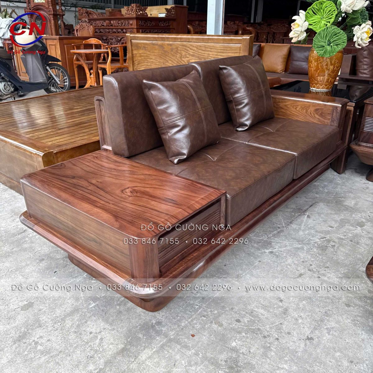 sofa go oc cho