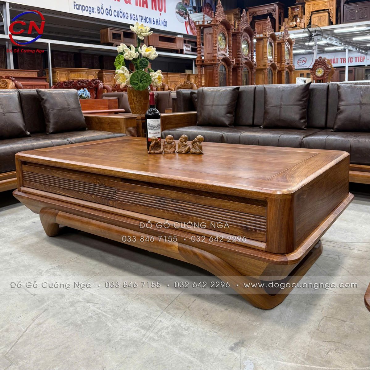 sofa go huong vang