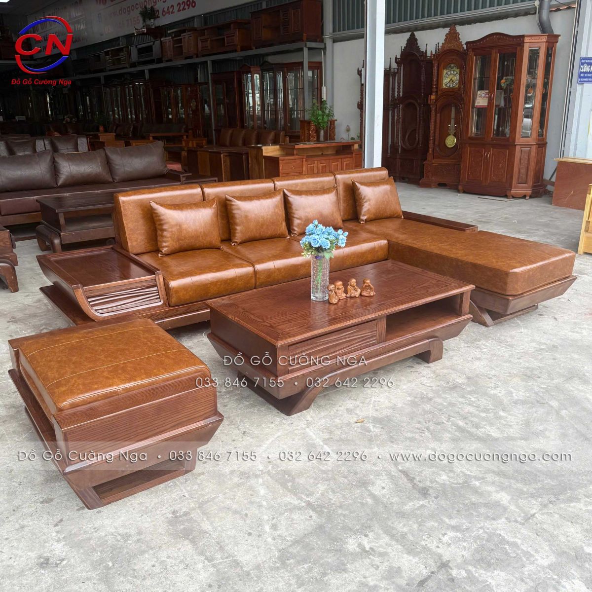 sofa goc L go soi nga