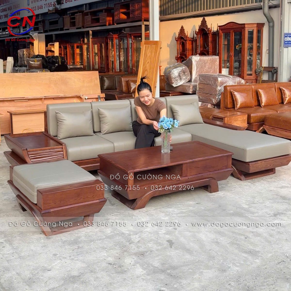 sofa goc L go soi nga