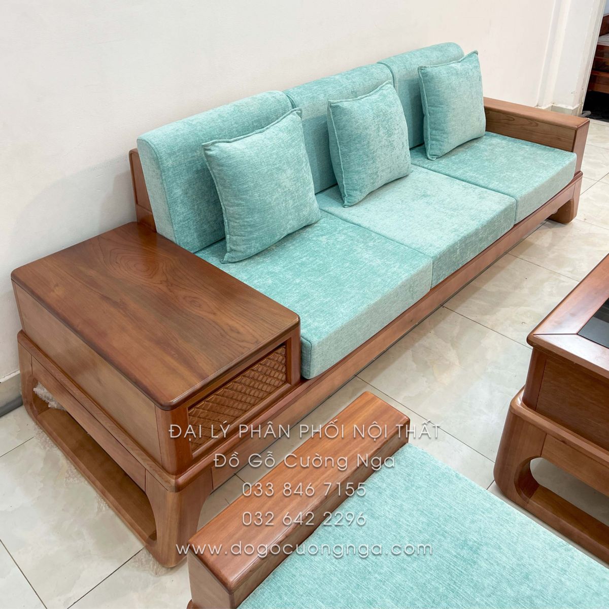 sofa go xoan dao