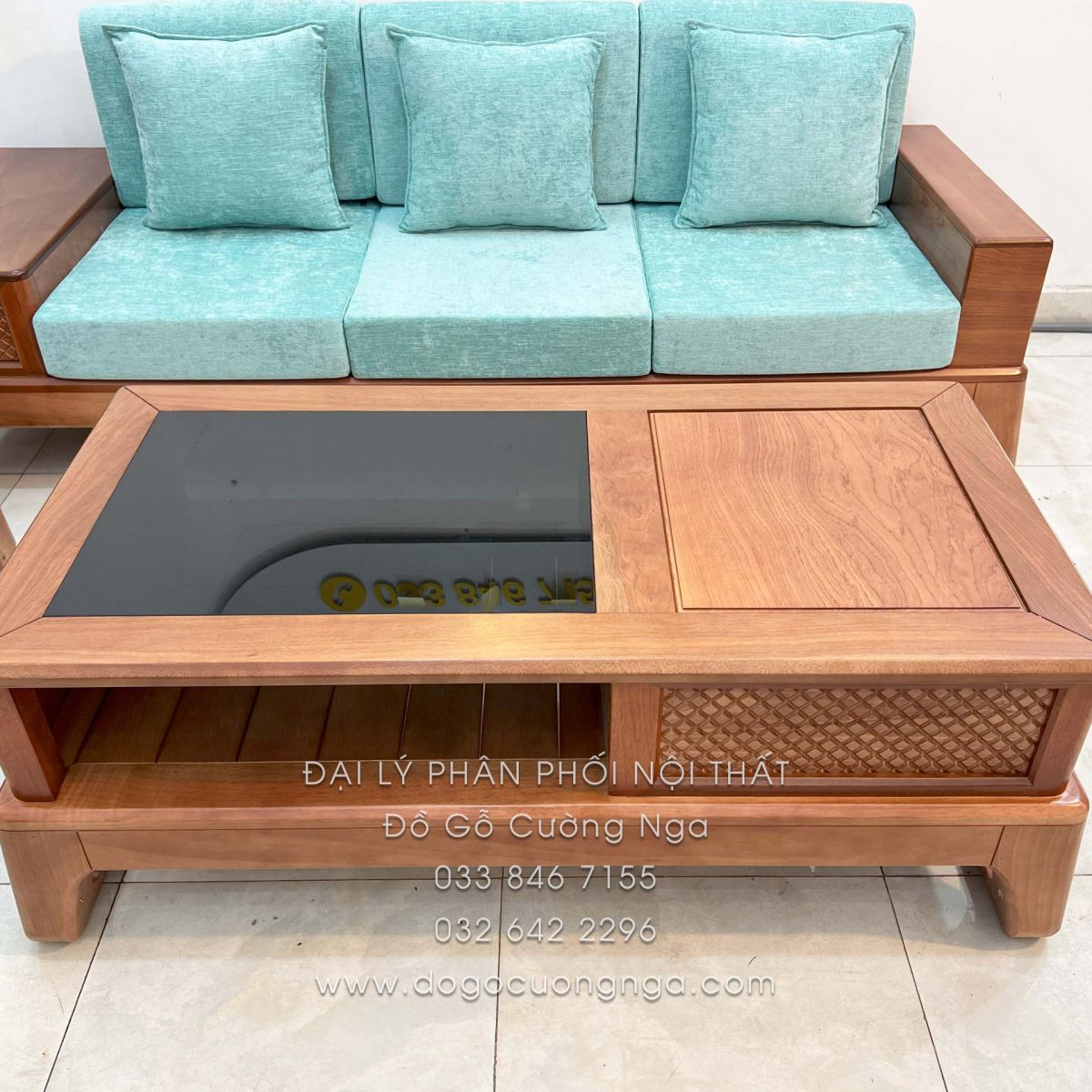 sofa go xoan dao