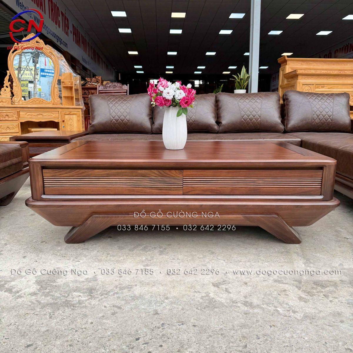 sofa go oc cho