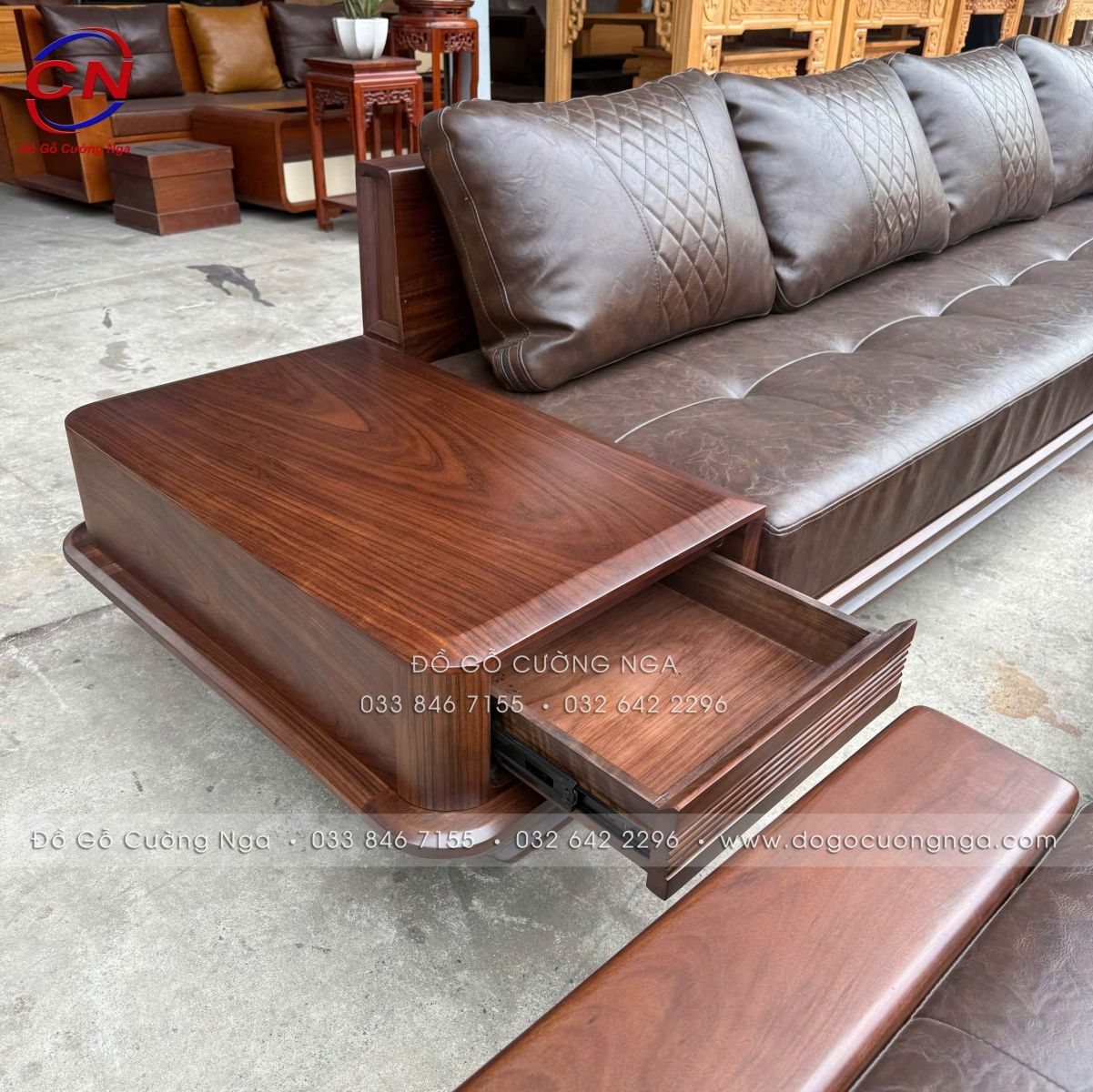 sofa go oc cho