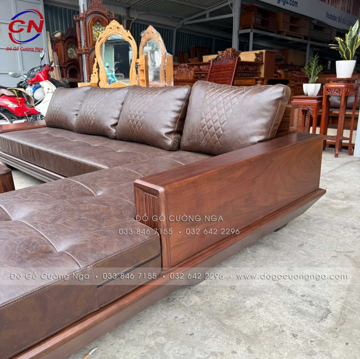 sofa go oc cho