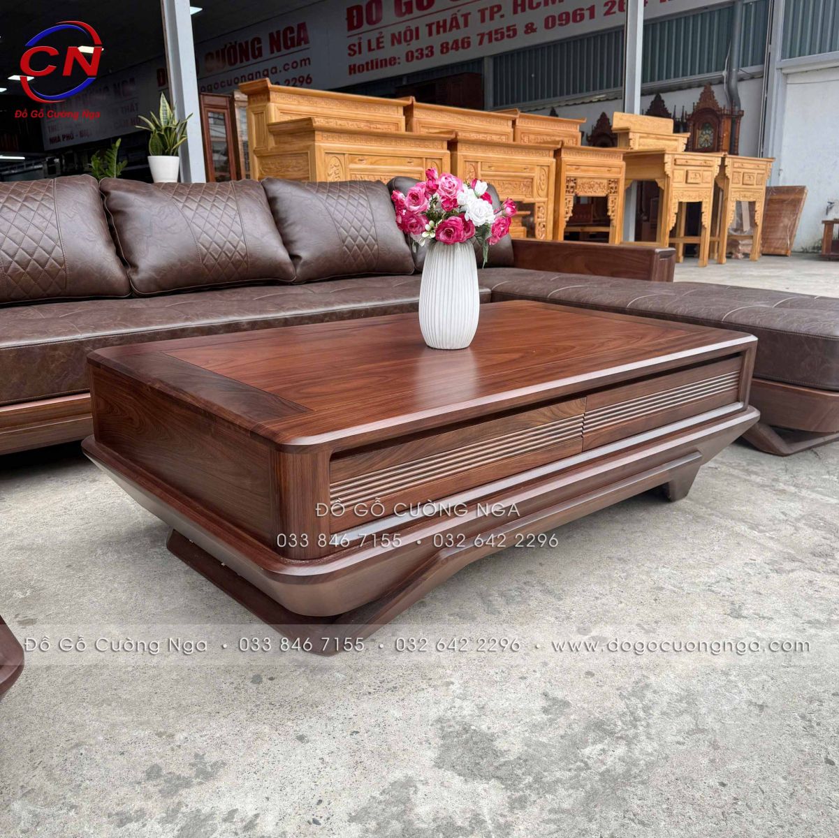 sofa go oc cho