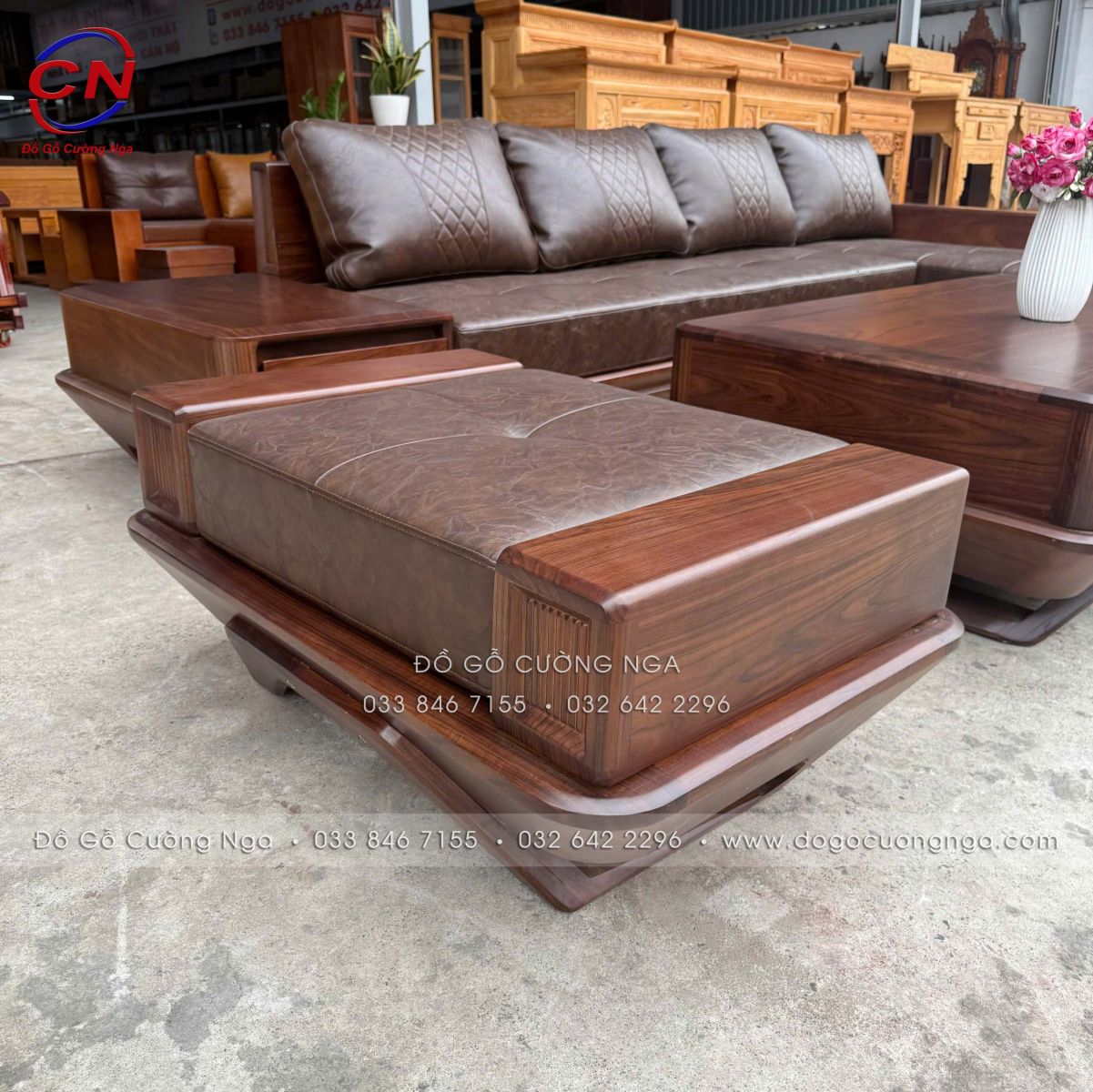 sofa go oc cho