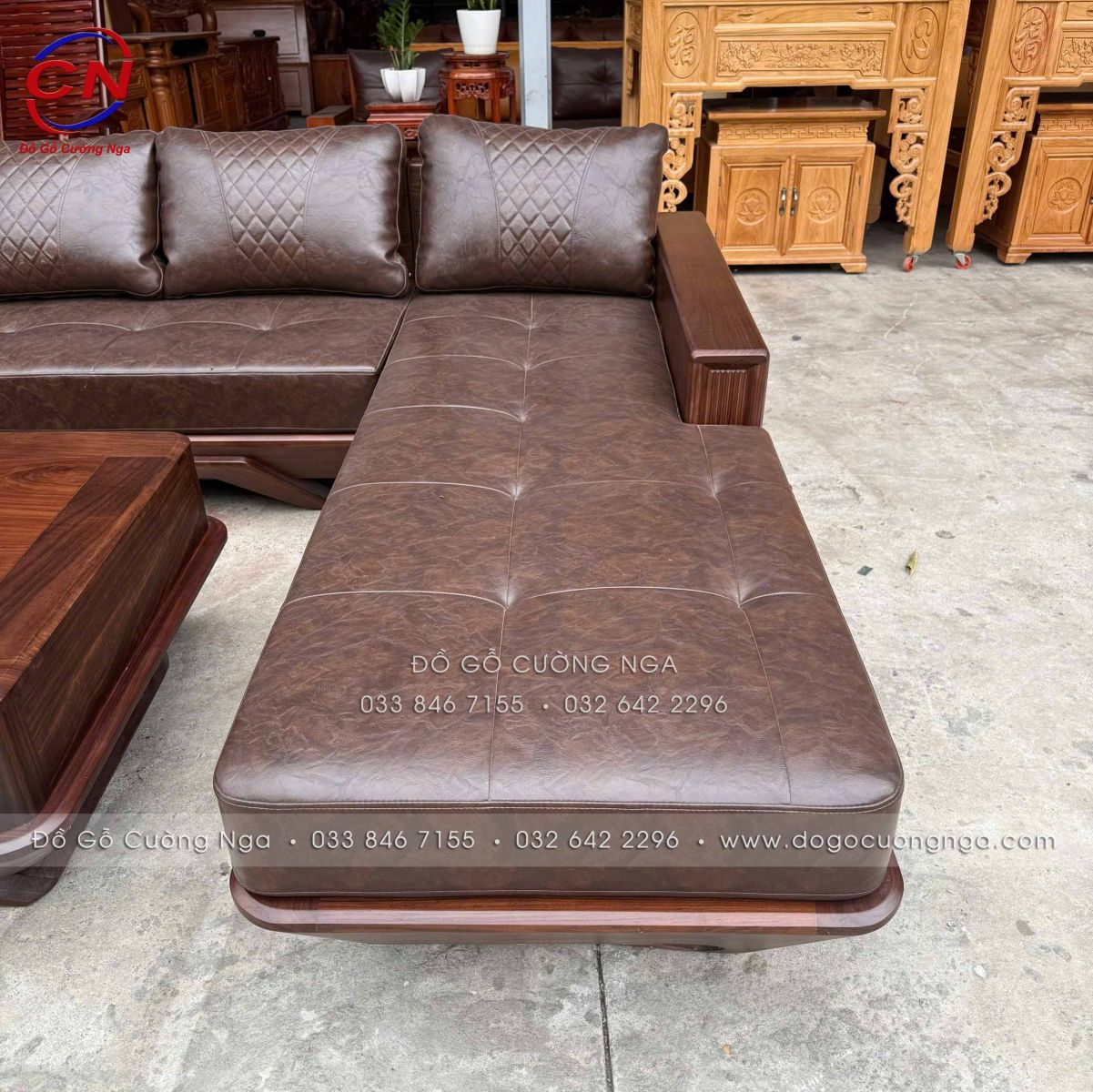 sofa go oc cho