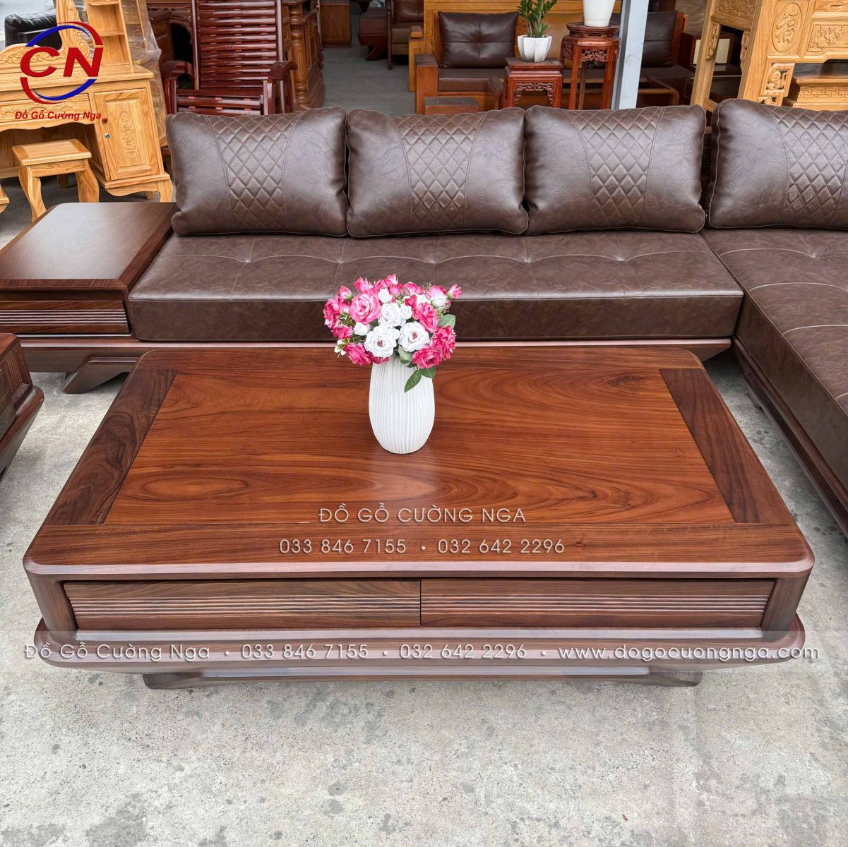sofa go oc cho