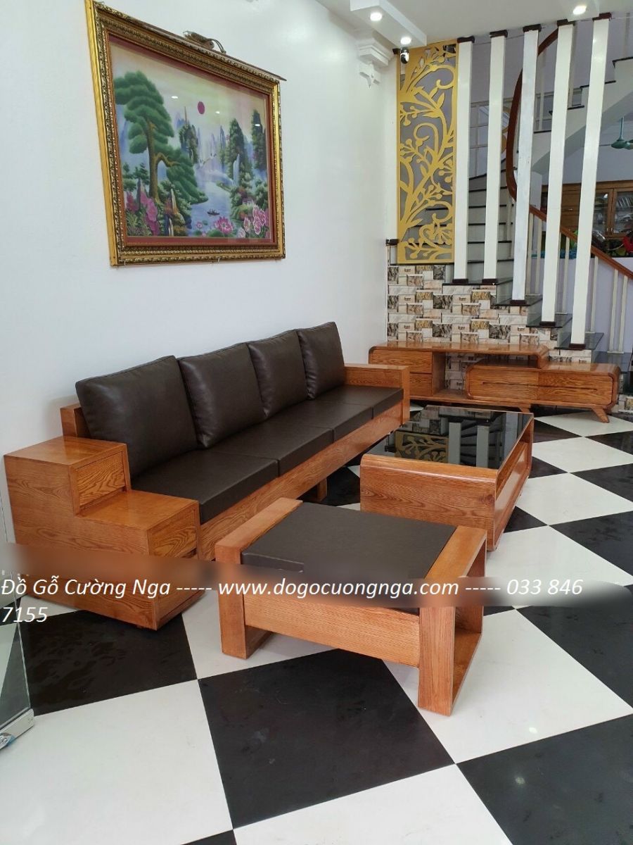 SOFA GỖ SỒI NGA