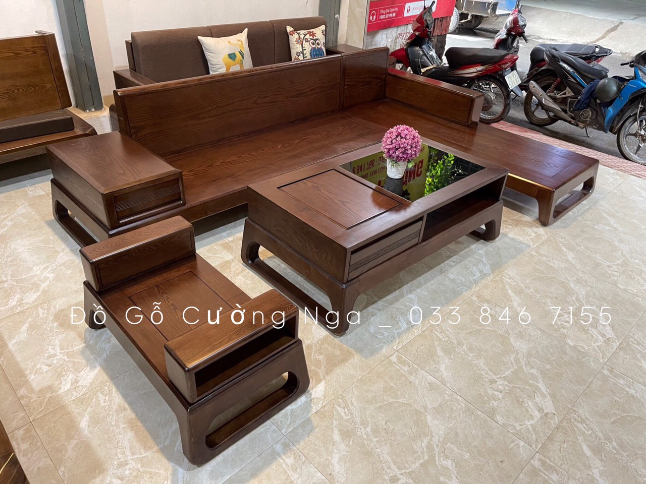 Sofa gỗ tự nhiên đẹp nhất