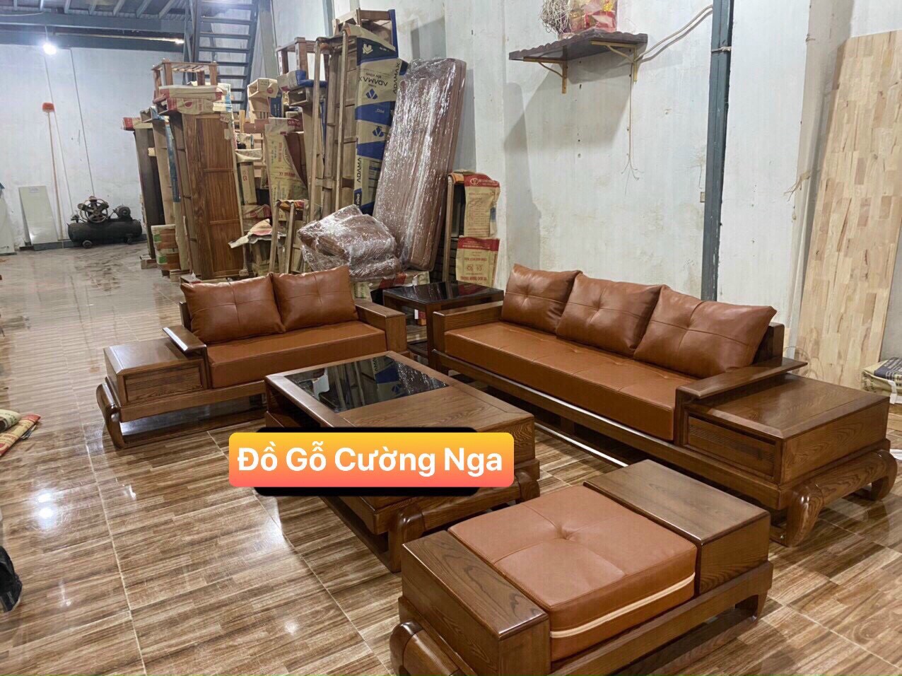 sofa gô sồi