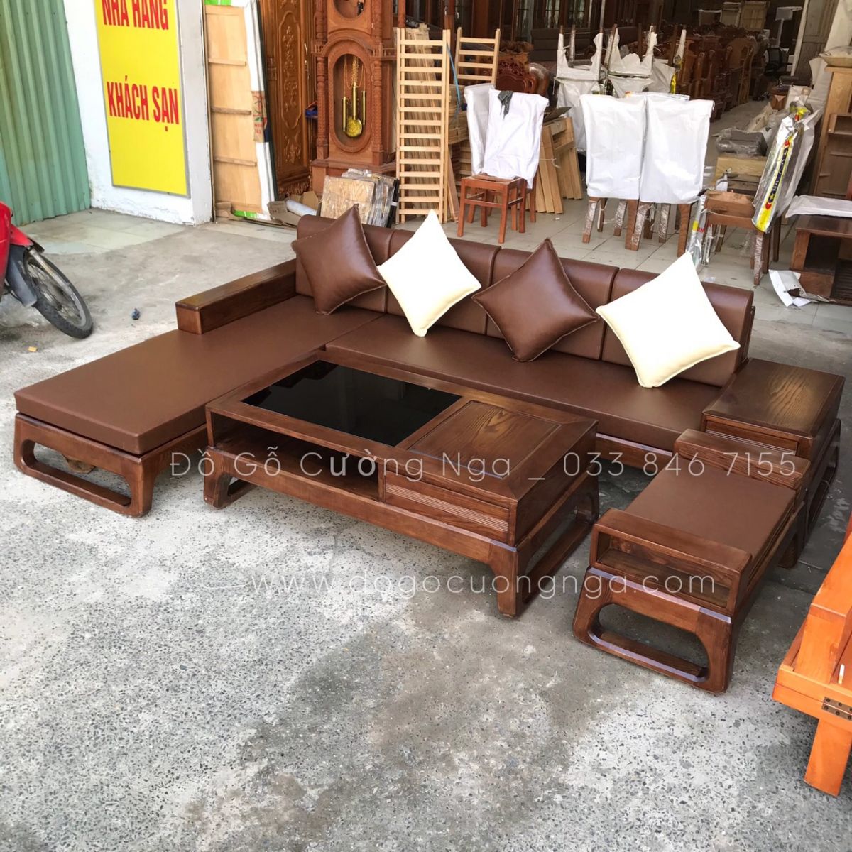 Sofa gỗ tự nhiên đẹp nhất