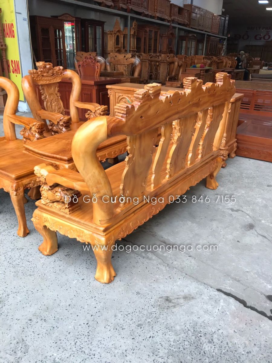 bàn kẹ của bộ salon gỗ