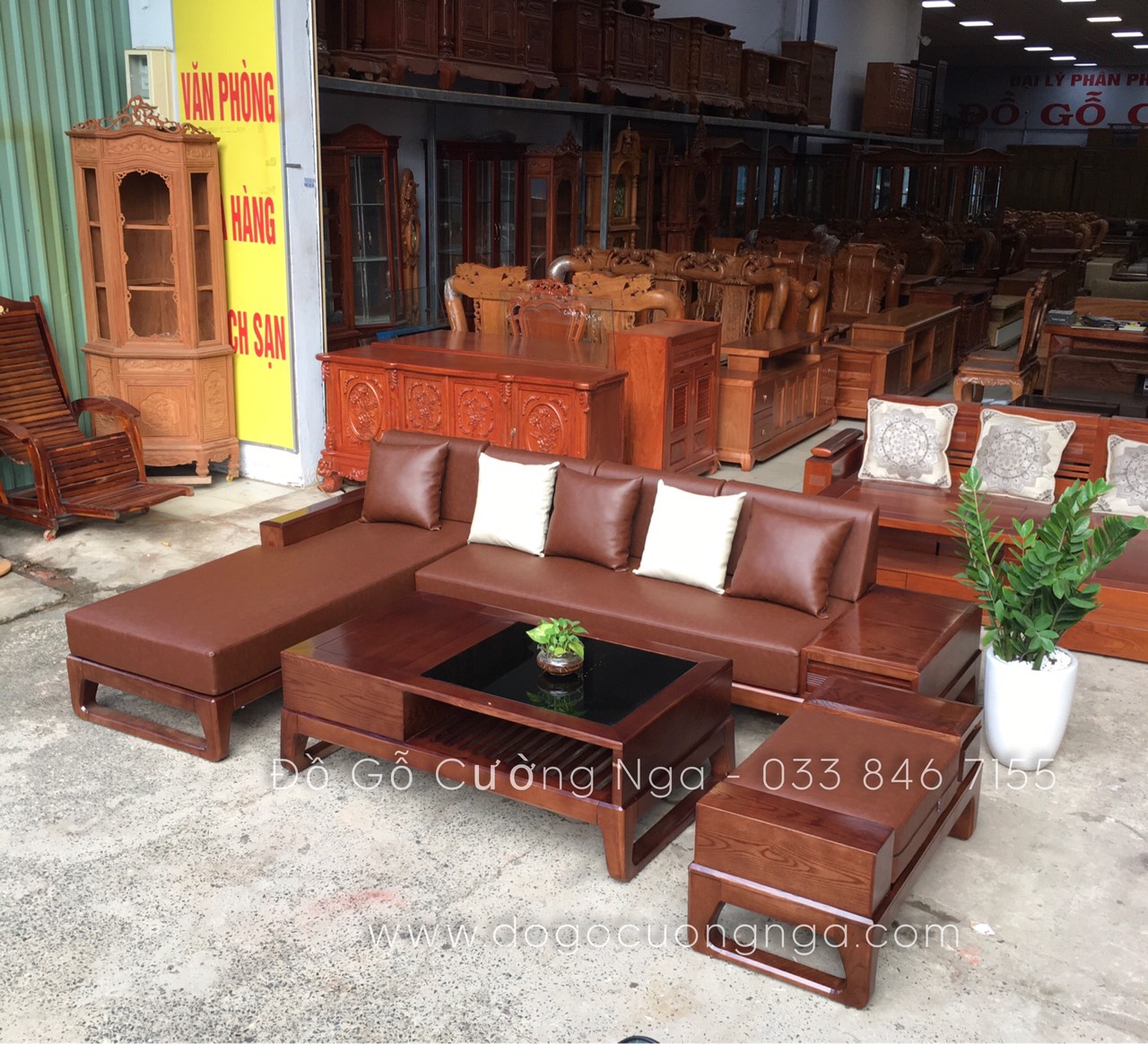 ghế sofa gỗ sồi nga