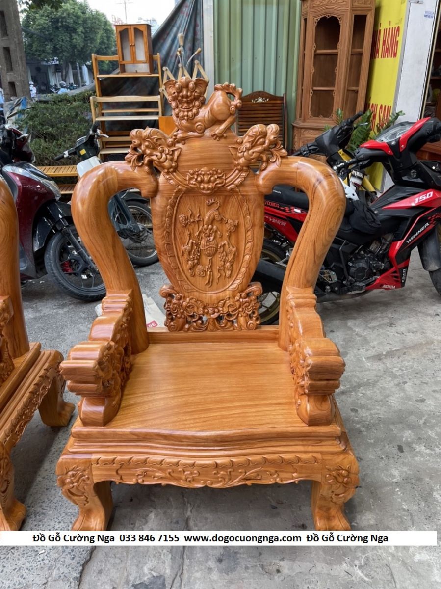 salon gỗ gõ đỏ