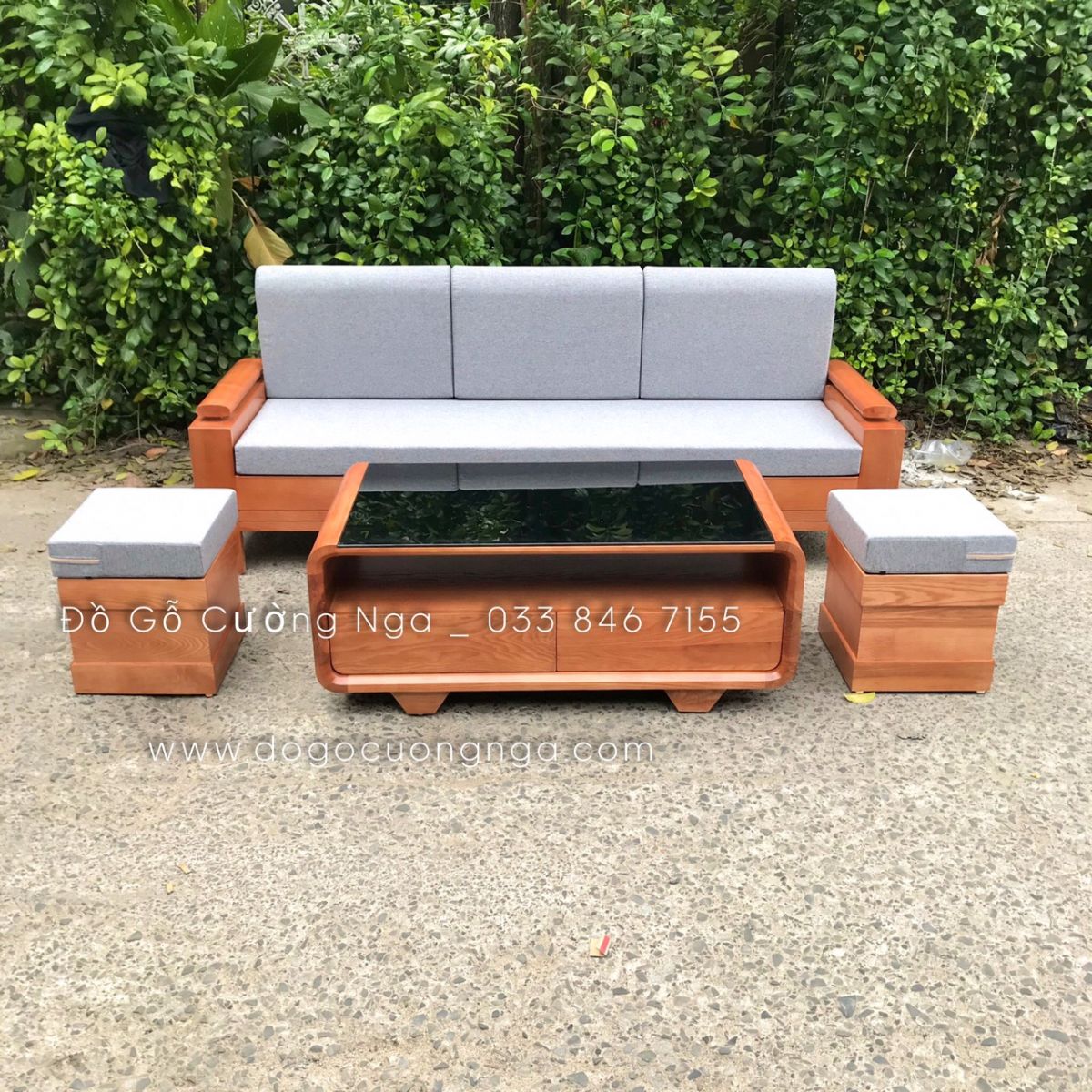 sofa gô sồi