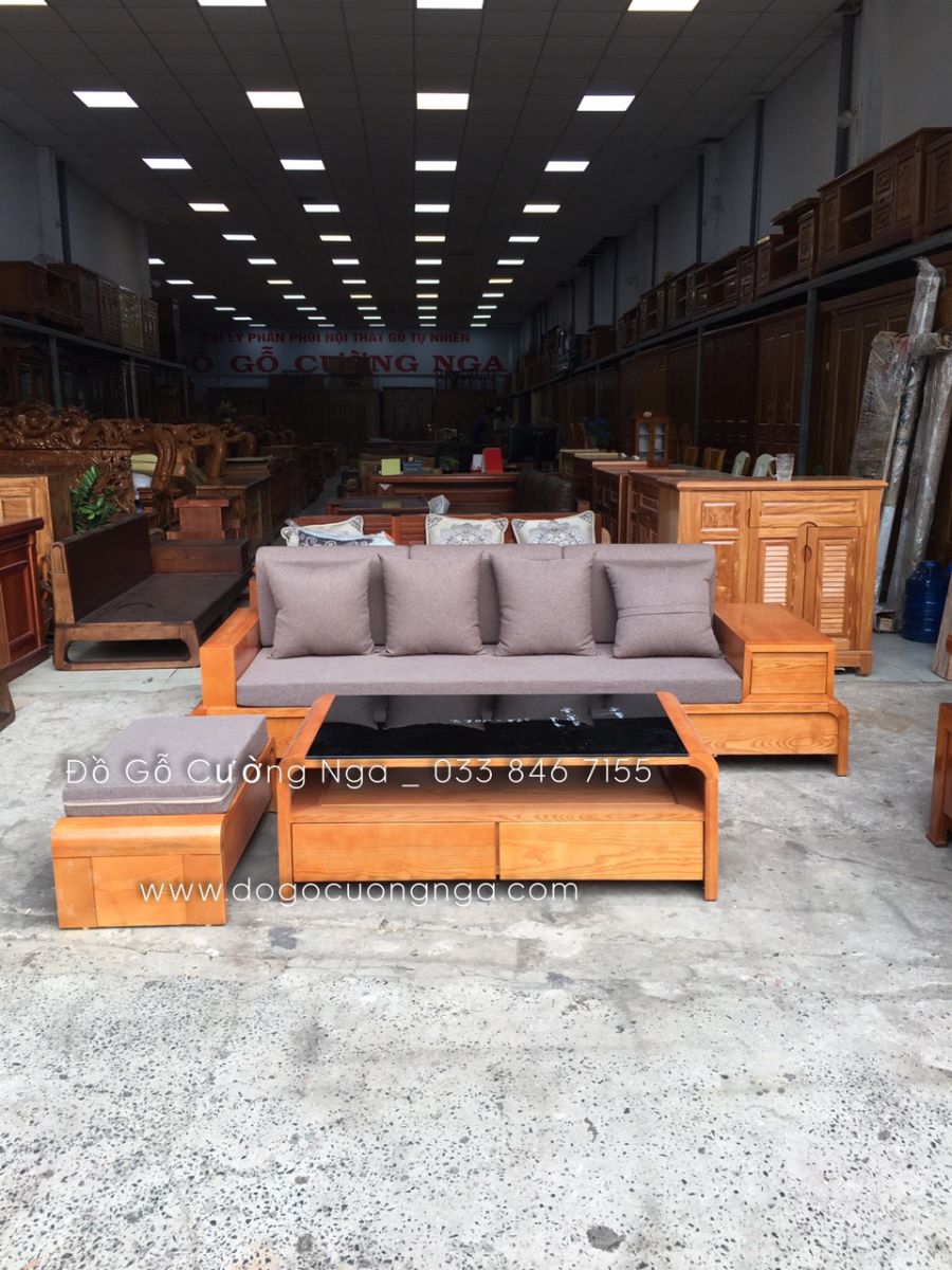 ghế sofa gỗ sồi nga