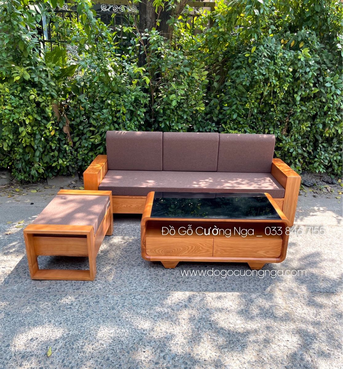 ghế sofa gỗ sồi nga