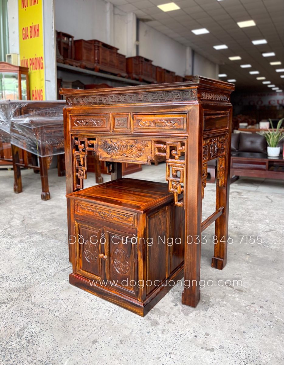 bàn thờ gỗ