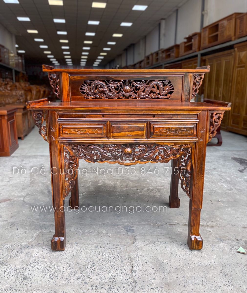 Bàn thờ gỗ muồng cao cấp