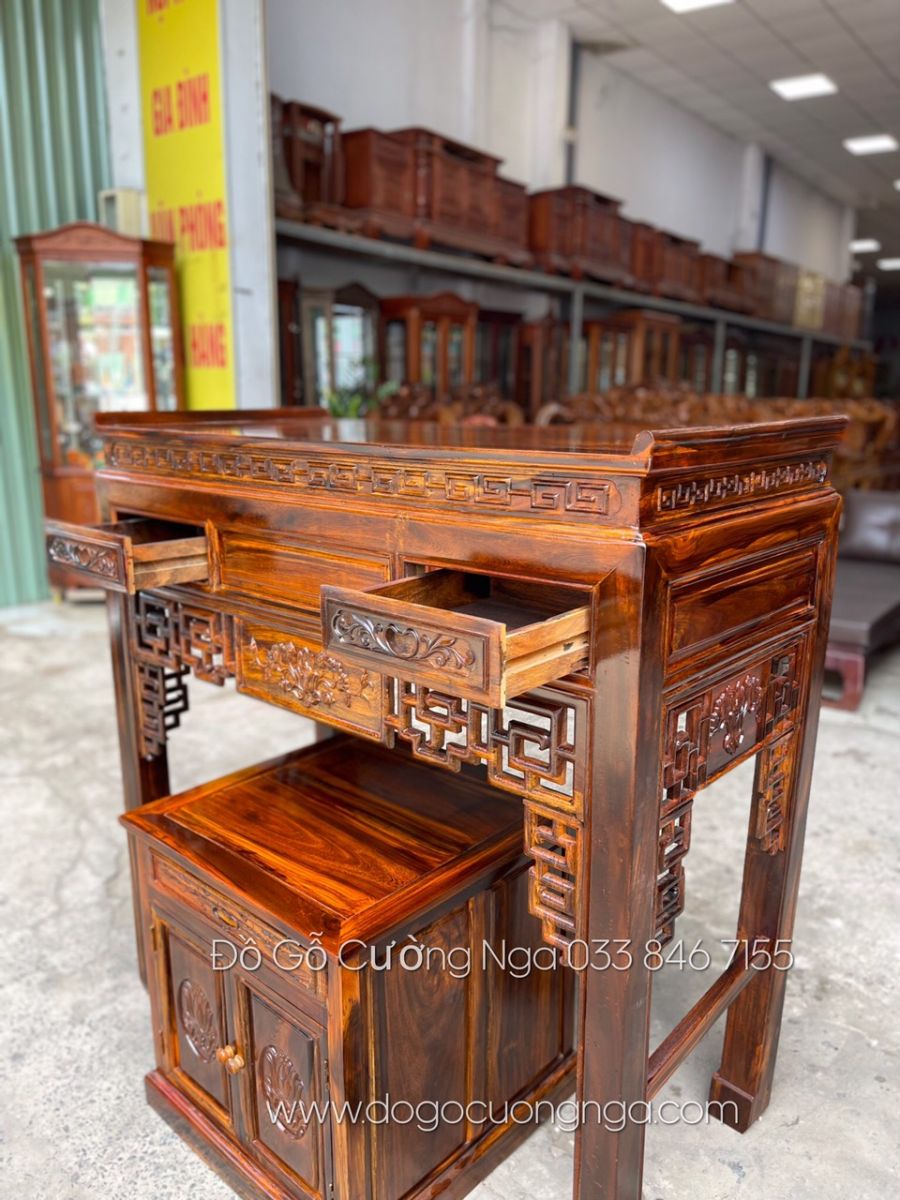 bàn thờ gỗ