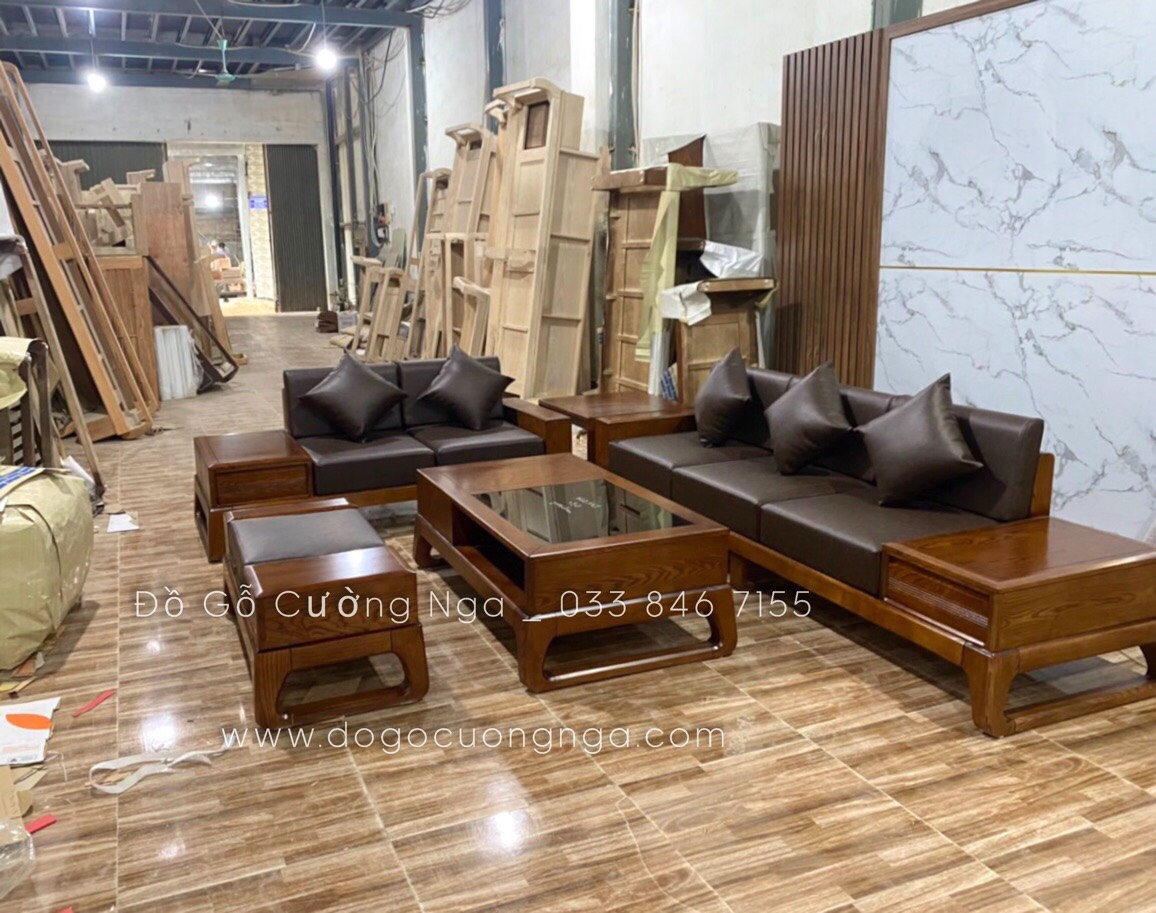Sofa gỗ tự nhiên đẹp nhất TP HCM