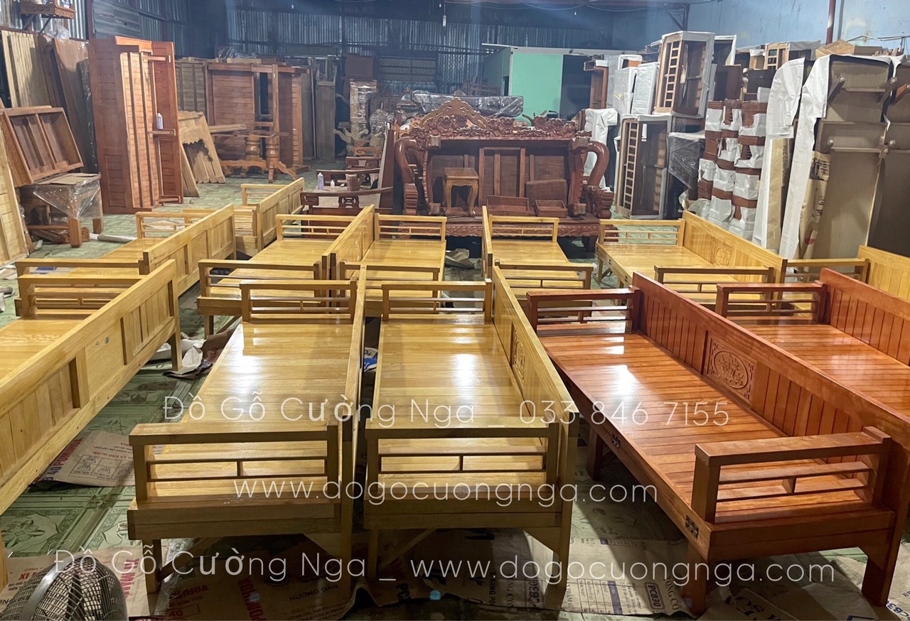 giường gấp gỗ sồi