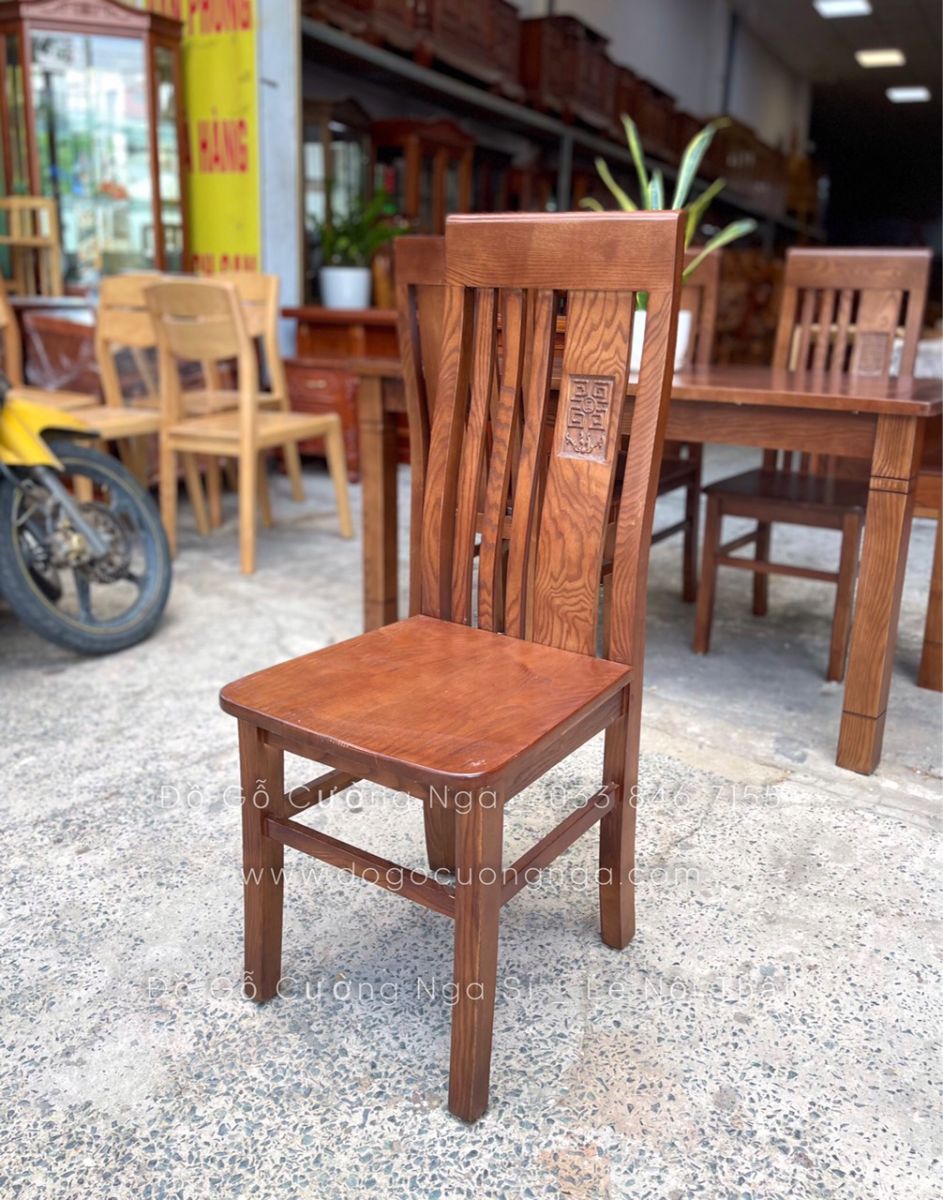 ghế ăn gỗ sồi nga