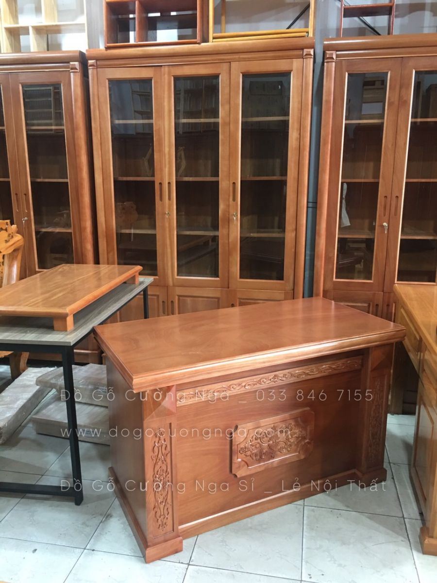 BÀN LÀM VIỆC GỖ XOAN ĐÀO