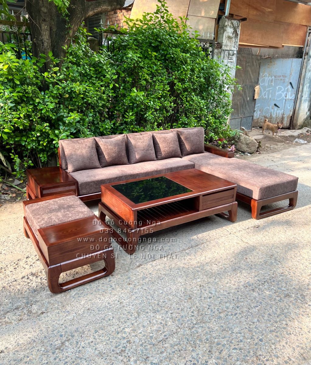 ghế sofa gỗ sồi nga