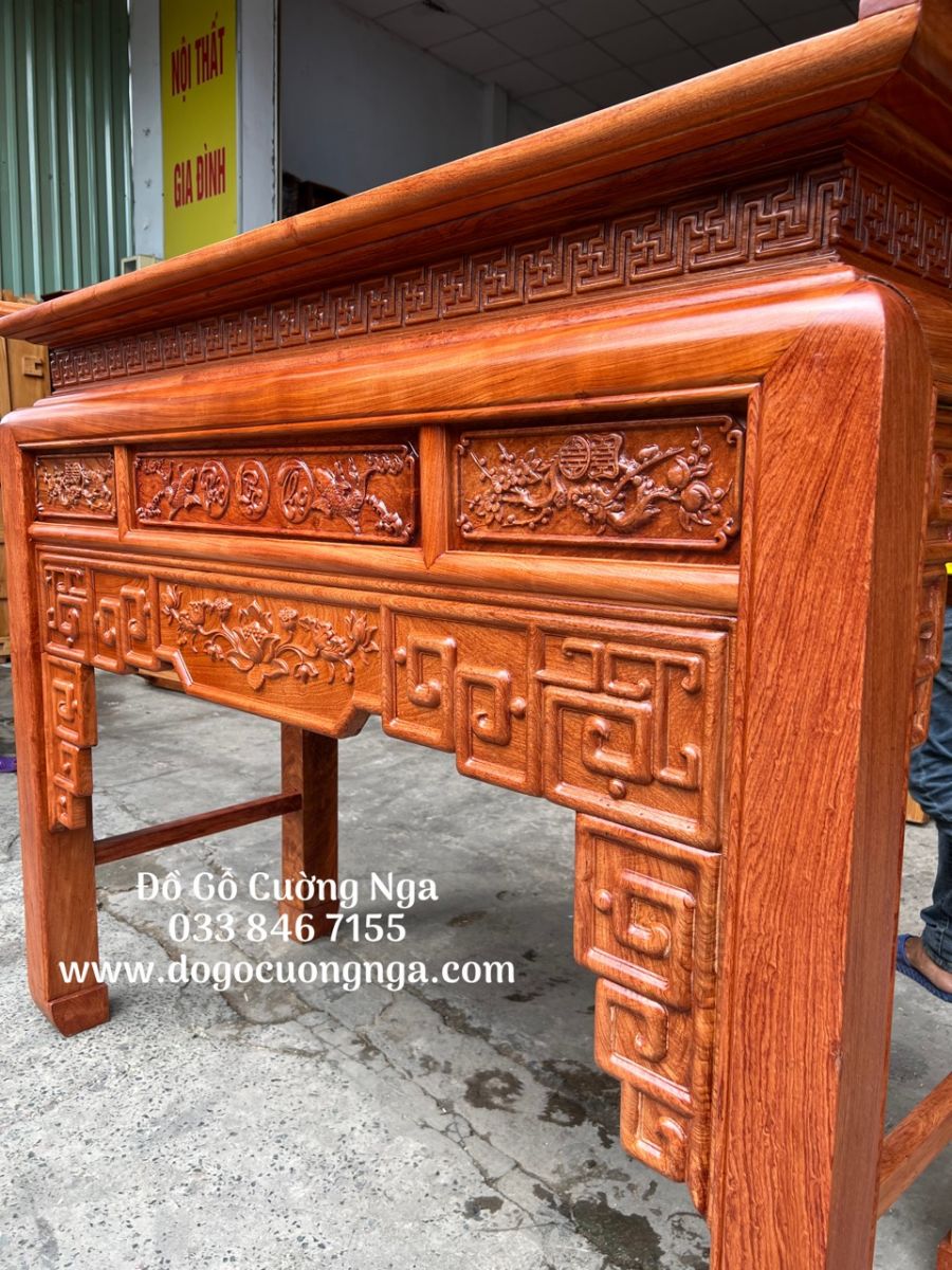 bàn thờ gỗ hương đá 