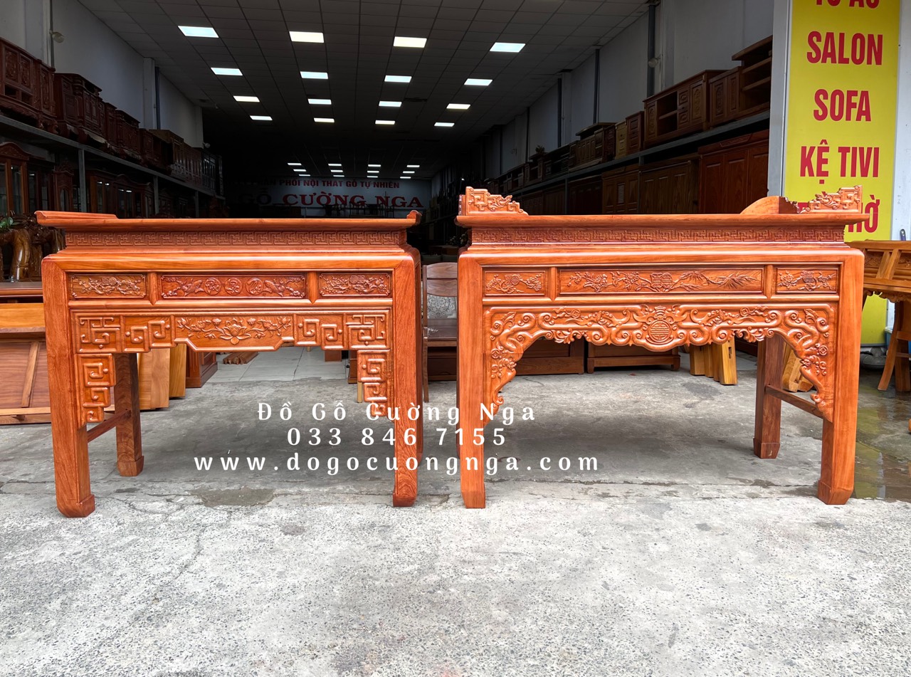 bàn thờ gỗ hương đá 