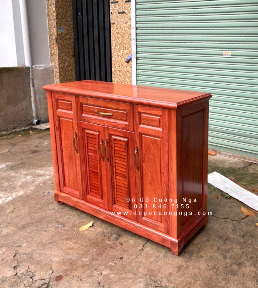 tủ giày dép gỗ hương đá