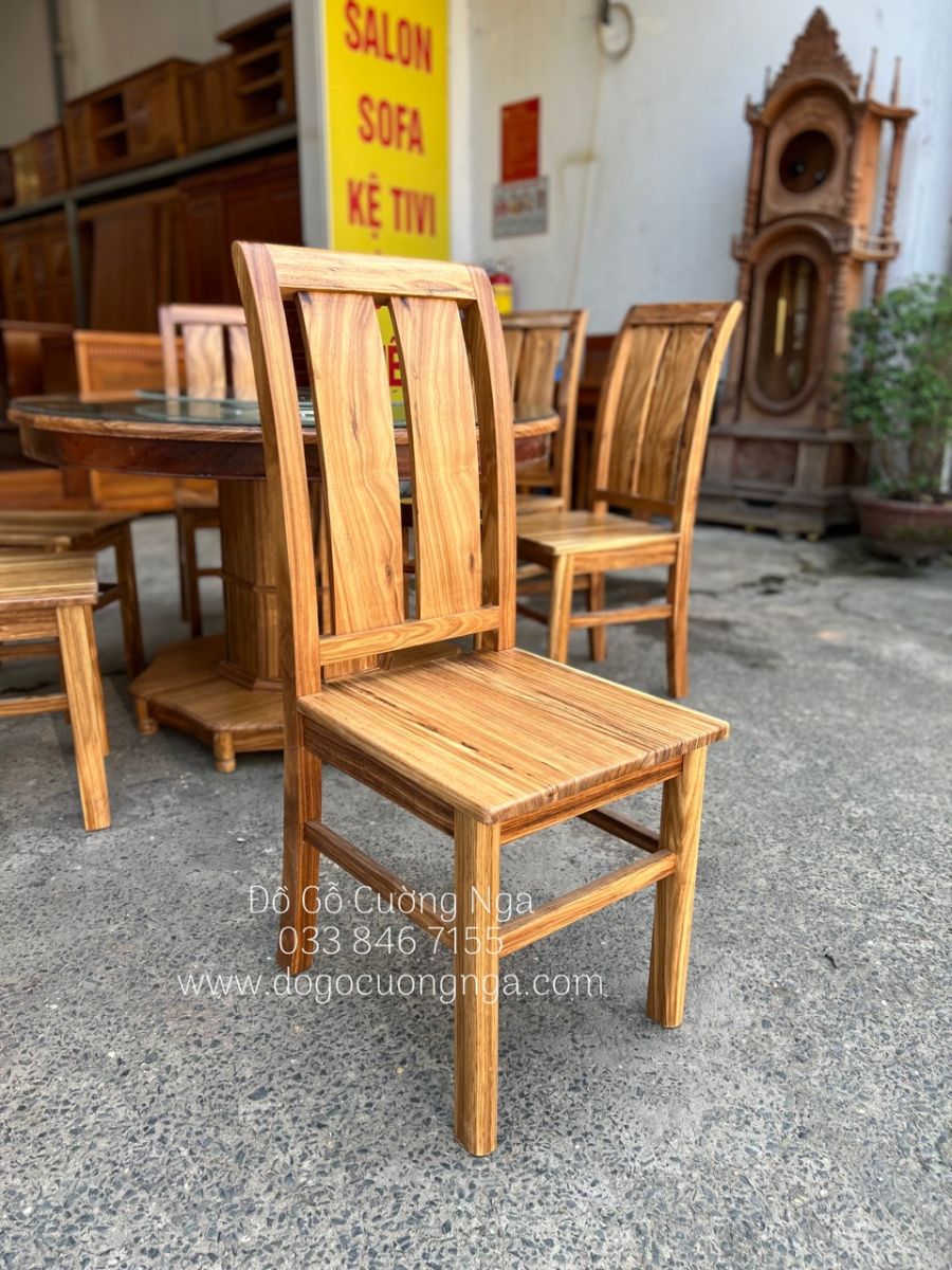 bàn ăn gỗ hương xám 