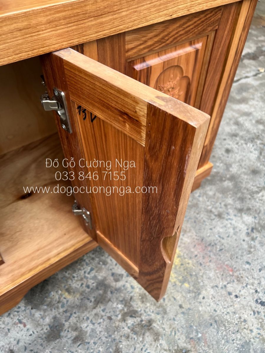 kệ tivi gỗ hương xám